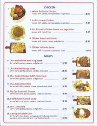 Brasa Roja Montrose Menu In Chicago Illinois Usa