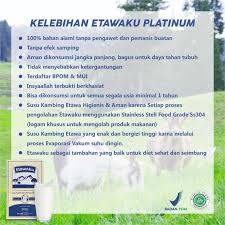 Zincum (zn) yang berfungsi membentuk sistem kekebalan tubuh. Jual Etawaku Platinum Susu Kambing Etawa 200gr Solusi Masalah Pernafasan Rendah Gula Krimer Nabati Terbaru Juni 2021 Blibli