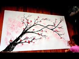 Valspar.com has been visited by 10k+ users in the past month How To Paint Magnolia Blossoms Step By Step Youtube Abstract Tree Painting Cherry Blossom Painting Cherry Blossom Tree Painting