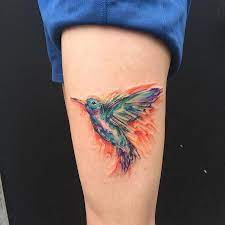 65 Tatuagens De Beija Flor Delicadas E Criativas Hummingbird Tattoo Tattoos For Women Leg Tattoos Women