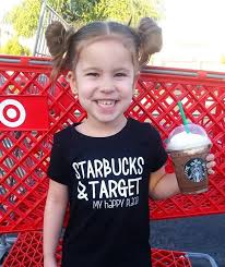 starbucks and target my happy place newborn toddler tshirt