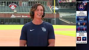 Someone suggested rays pitcher tyler glasnow try to get angry before starts. Mlb Network Tyler Glasnow On The Rundown Facebook