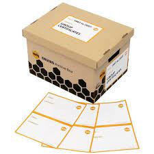 A highly flexible file where you can change the background color. Storage Box Labels Template Marbig Record Storage Marbig Archive Box Labels Label Templates Packaging Template Design Printing Labels