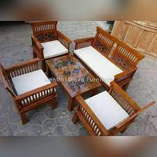 Spesifikasi bangku sofa minimalis kayu jati klasik kami. Jual Kursi Meja Tamu Minimalis Kayu Jati Ukir Ukiran Bunga Mebel Jepara Online April 2021 Blibli