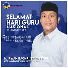 1 ramadan 1442 h jatuh pada hari selasa wage, 13 april 2021 m. Ini Harapan Wagub Lutim Di Hari Guru Makassar Tv