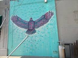 Red Tail Hawk Oklahoma City Ok Murals On Waymarking Com Red Tailed Hawk Oklahoma Oklahoma City