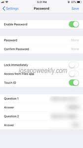 Lock Files And Documents With Password Touch Id Face Id On Iphone Using Fileexplorer Ios App Weekly