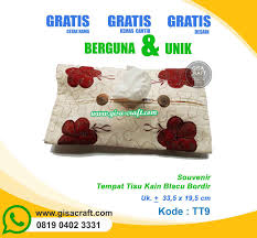 .blacu polos, harga kain blacu polostoko kain blacu di medan, toko kain blacu di medandompet kain blacu, dompet kain blacucara buat tas dari kain blacu, cara buat blacu dan kanvasprint kain blacu, print kain blacu. Souvenir Tempat Tisu Kain Blacu Bordir Tt9 Gisa Craft