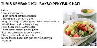 Iklan 336 x 280 iklan tengah rindu makanan kantin semasa sma. Resep Tumis Kembang Kol Bakso Penyejuk Hati Inilah Com Rileks