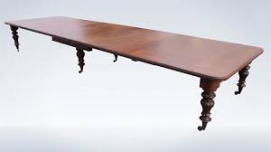 Industrial boardroom table with vintage cast iron reclaimed pedestal base and solid oak top @ 2600mm long x 1300mm wide. Large 20 Seat Antique Mahogany Dining Table