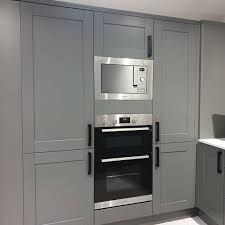 Gray kitchen pictures tan cabinets pinterest logo svg. My Personal Favourite Transformation From Blank Canvas To Bright Sleek Kitchen With Integrat Sleek Kitchen Refrigerator Freezer Apartment Size Refrigerator