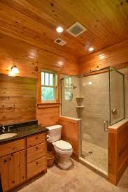 One of the most popular cottage style bathroom ideas is converting vintage furniture pieces into vanities. Rlcbi40 Ideas Here Remarkable Log Cabin Bathroom Ideas Collection 5544