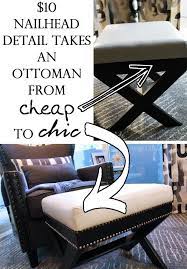 Creating An Organized Pretty Happy Home Diy With Style How To Add Nailhead Trim To Furniture Diy Furniture Furniture Making Furniture Makeover Diy