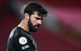 Alisson injury adds to liverpool's defensive problems. J F7od3hs5x7mm