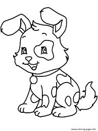 Cute puppy free coloring pages. Happy Cute Puppy Free 556c Coloring Pages Printable