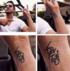 'this is gonna leave a mark'. Luke Bryan S Bo And Tate Tattoo Representing His Two Kids Luke Bryan Luke Bryan Tattoo Luke Bryan Pictures