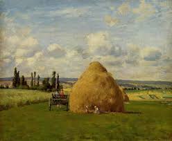 The Court House Pontoise Camille Pissarro Camille Pissarro Paintings Camille Pissarro Haystacks