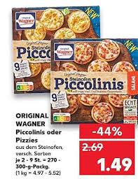 Piccolini in philadelphia, reviews by real people. Original Wagner Piccolinis Oder Pizzies 270 300g Angebot Bei Kaufland
