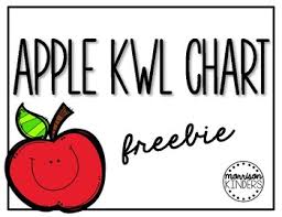 Apple Kwl Chart Freebie