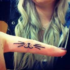 56 Cat Tattoos That Will Make You Want To Get Inked Mustache Tattoo Cute Finger Tattoos Picture Tattoos