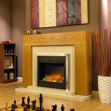 Stay cozy and warm while enjoying a beautiful fire without the dangers or maintenance of a real fireplace. Verona Solid Oak Designer Electric Suite Suitable For Flat Wall Or Chimney Installation Oak Fire Surrounds