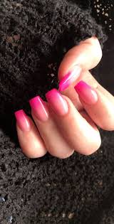Ombre Acrylic Nails Pink Acrylic Nails Pink Ombre Nails Nail Designs Hot Pink Doing pink and white nails requires some special materials and knowledge.