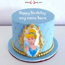 Birthday Wishes With Name Ayesha Best Magical Birthday Wishes With Name Enamewishes In 2020 Cinderella Birthday Cake Princess Birthday Cake Cinderella Birthday