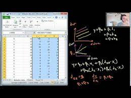 Multiple Regression Dummy Variables And Interactions Example In Excel Youtube