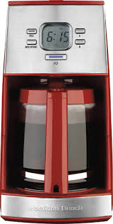 Kenmore 12 cup coffee maker red. Hamilton Beach Ensemble 12 Cup Coffee Maker Red Stainless Steel 43253r Best Buy