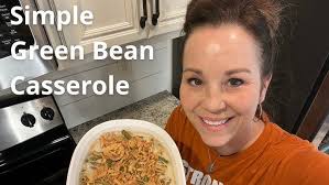 Traditional green bean casserole