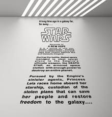 A Long Time Ago In A Galaxy Far Far Away A Long Time Ago In A Galaxy Far Far Away Star Wars Wall Decal Poster Quote Bedroom Mural Vinyl Sticker Playroom Decor Wall Art Print U923 In 2020 Quote Posters Wall