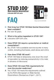 Amazon Com Stud 100 Male Genital Desensitizer Spray 7 16 Fl Ounce Box Sports Nutrition Products Beauty