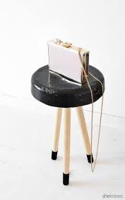 I've got bar stools on the brain. Trendy Diy Concrete Stool In Black Shelterness