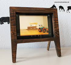 Bauen sie ihren eigenen tablettenhalter: Digitaler Holz Bilderrahmen