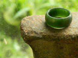 Pounamu Wedding Ring Carved By Aaron Brown Pounamu Ring Carving Jade Jewelry Mens Wedding Bands