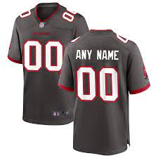 A package of four tickets to brady's first home game with the tampa bay buccaneers, the quarterback's jersey. Men S Nike Pewter Tampa Bay Buccaneers Alternate Custom Game Jersey