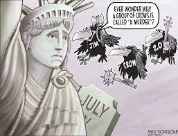 Right when employers need workers to fully open back up, few can be found. Editorial Cartoon April 7 2021 Jim Crow 2 0