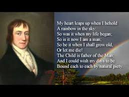My Heart Leaps Up Rainbow William Wordsworth Poems William Wordsworth Poems