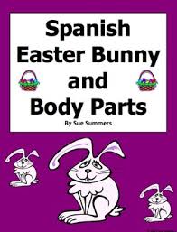 There are 17 bugs bunny spanish for sale on etsy, and they cost 37,95 $ on average. Spanish Easter Label The Easter Bunny Body Parts By Sue Summers Tpt