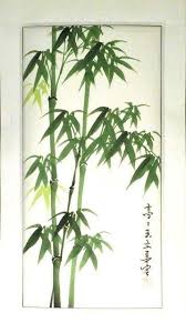Sumi E Bamboo Art Japanese Watercolor Chinese Painting