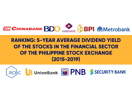 Ranking 5 Year Average Dividend Yield Of The Stocks In The Financial Sector Of The Pse In 2020 Dividend Stock Exchange Financial