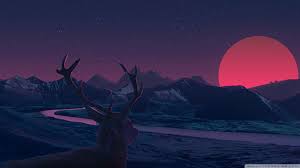 Appealing meadows became the subject of many poems and literary tales, as well as inspiration for writers and artists. Wallpaper Deer Illustration Nature 1920x1080 S1pnyx 1598705 Hd Wallpapers Wallhere