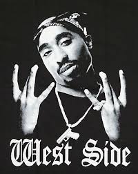 2Pac T-shirt TUPAC SHAKUR West Side Rap Hip Hop Tee Men's 100% Cotton Tee  New