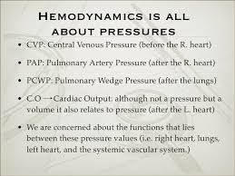 Image Result For Hemodynamic Parameters With Definition Central Venous Pressure Pulmonary Wedge Pressure Respiratory Therapy