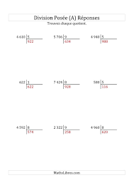 Division Posée Avec Un Diviseur à 1 Chiffre & Quotient à 3 Chiffres (Tout)  page 2 | Division, Chart, Line chart