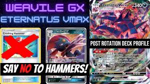 Into the void — expanded turbo dark deck guide & matchups by alex schemanske / december 24, 2020 december 24, 2020 Eternatus Vmax Weavile Gx Deck Profile Deck List Darkness Ablaze Post Rotation Youtube