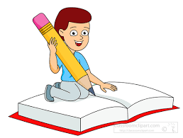 85 pencil clipart images.use these free pencil clipart for your personal projects or designs. Book Clipart Clipart Boy Sitting On Big Book With Big Pencil In His Hand Classroom Clipart