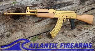Time proven design delivers high precision, outstanding performance and will be a highly desirable piece for any gun collection. Elevenmile Arms Ak47 Trophy Rifle Paratrooper Pyrite Gold Atlanticfirearms Com