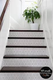 10 Step Stair Riser Decal Op Art Cube Stair Sticker Etsy In 2021 Landing Decor Foyer Decorating Stairways