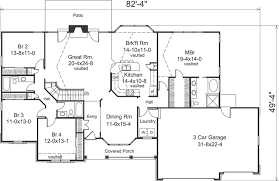 Colonial ranch model home plans firstly, ranch (also american ranch, california ranch, rambler or rancher) is a dom more. Bedroom Bath House Plans Homes Floor House Plans 153008